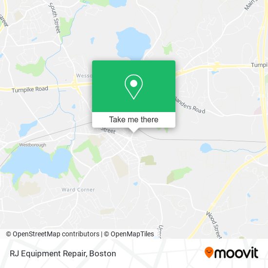 RJ Equipment Repair map