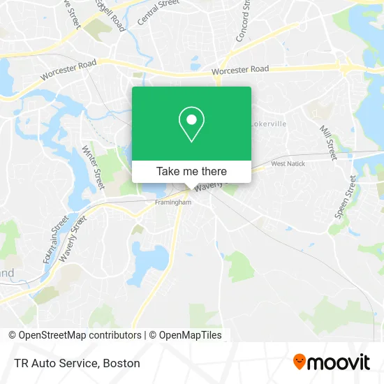 TR Auto Service map
