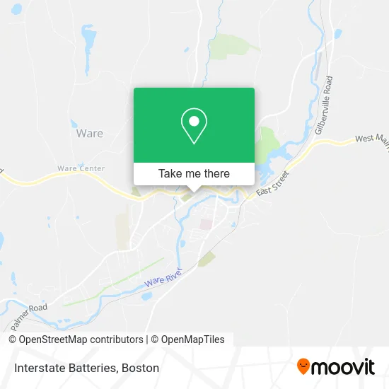 Interstate Batteries map
