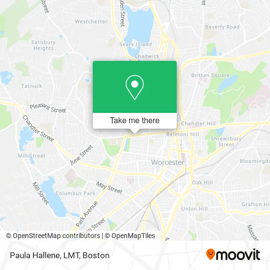 Paula Hallene, LMT map