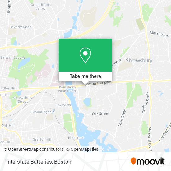 Mapa de Interstate Batteries