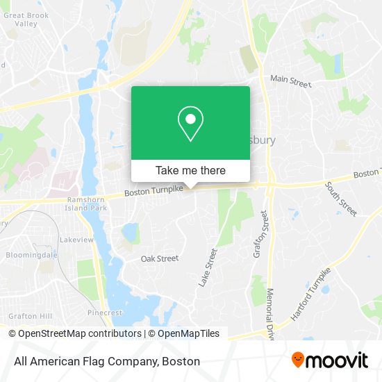 Mapa de All American Flag Company