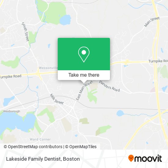 Lakeside Family Dentist map