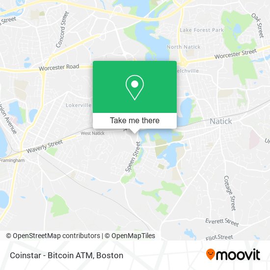 Coinstar - Bitcoin ATM map