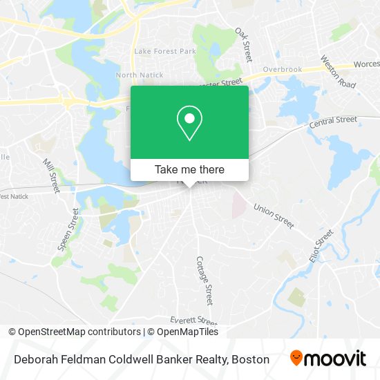 Mapa de Deborah Feldman Coldwell Banker Realty