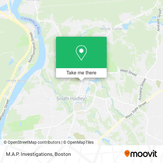 M.A.P. Investigations map