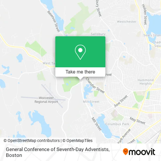 General Conference of Seventh-Day Adventists map