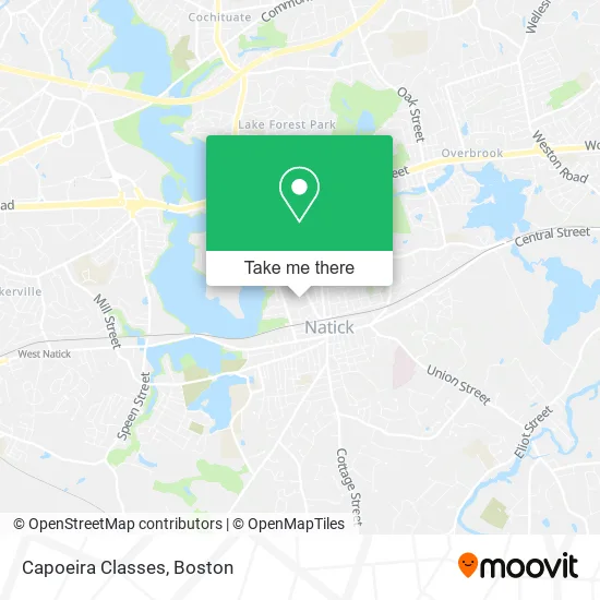 Capoeira Classes map