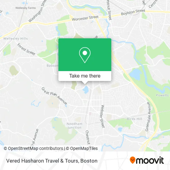 Vered Hasharon Travel & Tours map