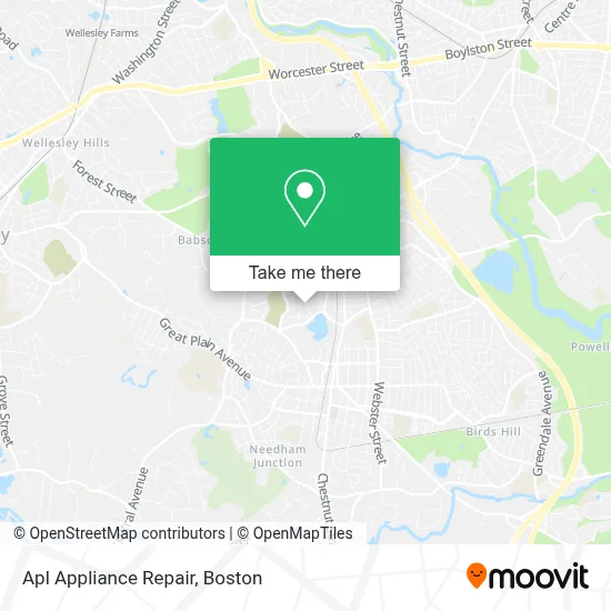 Apl Appliance Repair map