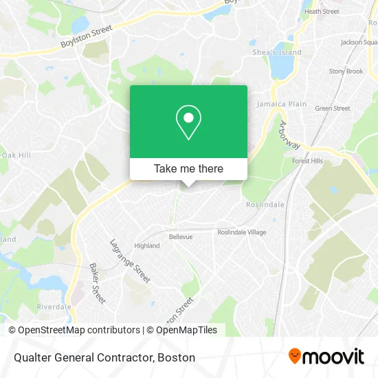 Qualter General Contractor map