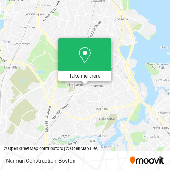 Narman Construction map