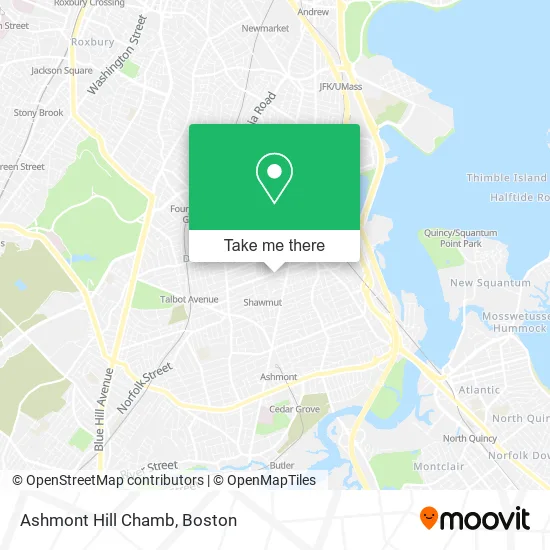 Ashmont Hill Chamb map