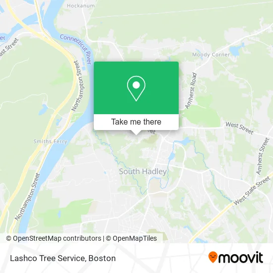 Lashco Tree Service map