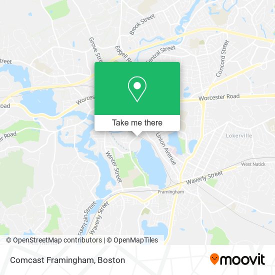 Comcast Framingham map