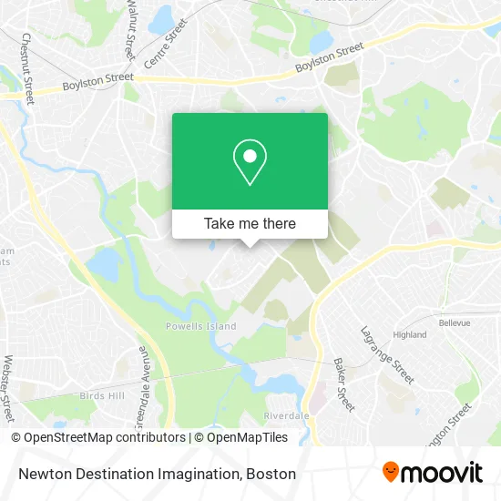 Newton Destination Imagination map