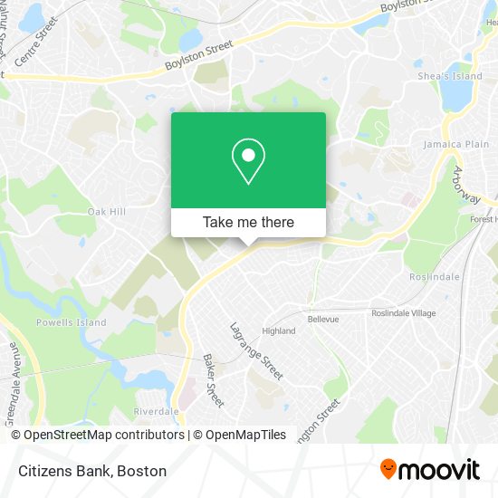 Mapa de Citizens Bank