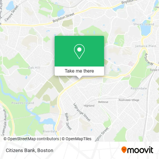 Citizens Bank map