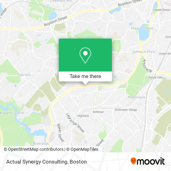 Actual Synergy Consulting map
