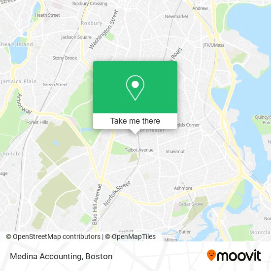 Medina Accounting map