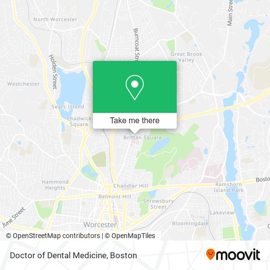Doctor of Dental Medicine map