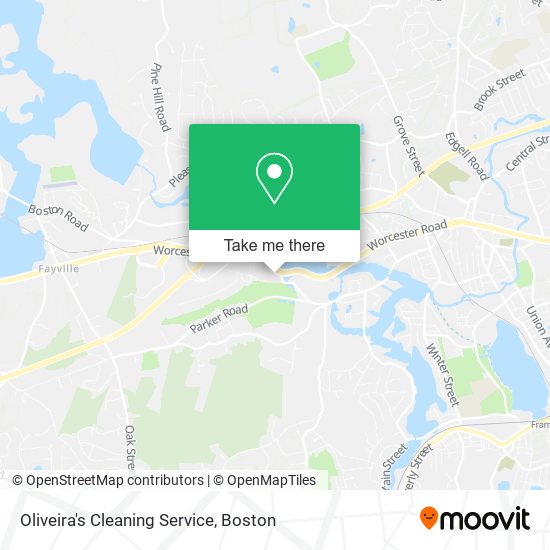 Oliveira's Cleaning Service map