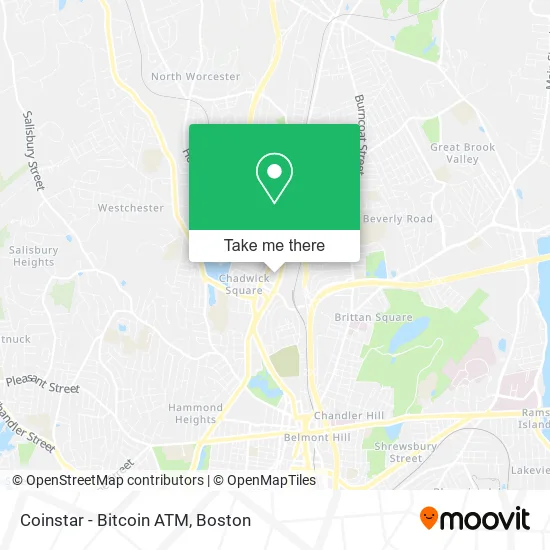 Coinstar - Bitcoin ATM map