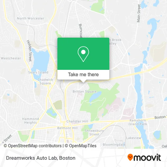 Dreamworks Auto Lab map