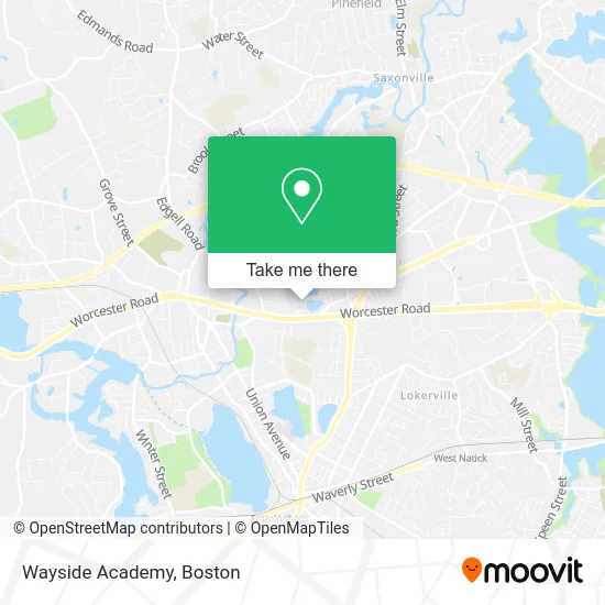 Wayside Academy map