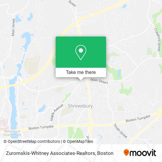 Zuromskis-Whitney Associates-Realtors map