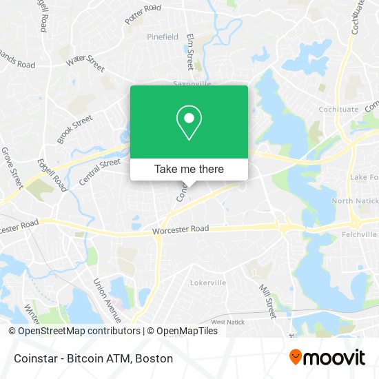 Coinstar - Bitcoin ATM map