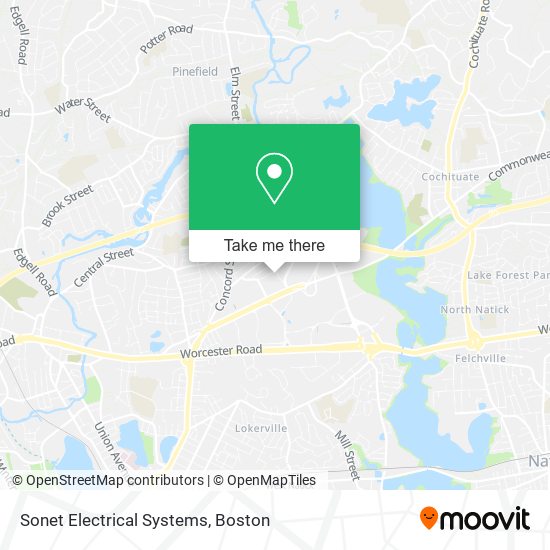 Mapa de Sonet Electrical Systems