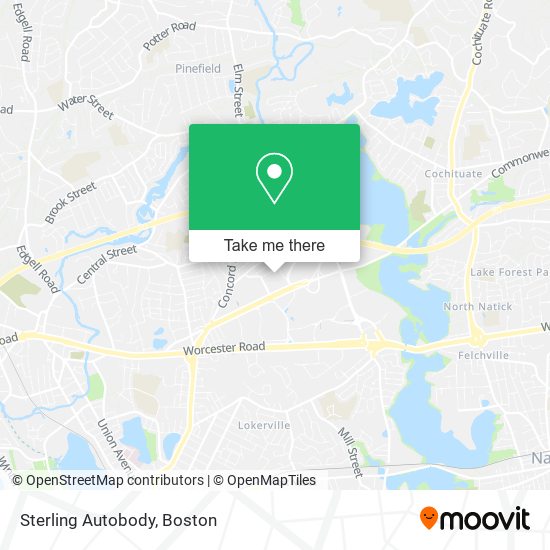 Sterling Autobody map