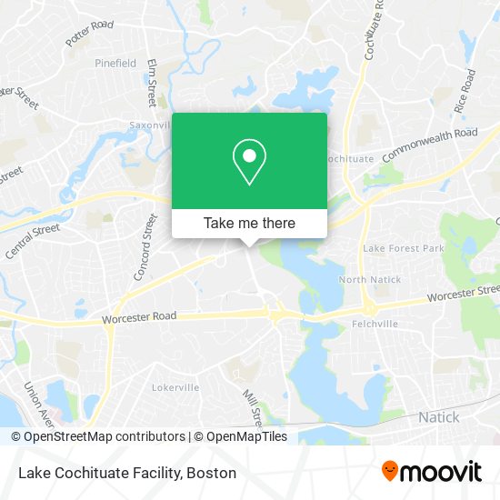 Mapa de Lake Cochituate Facility