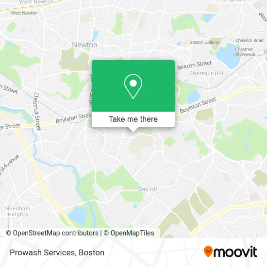 Prowash Services map