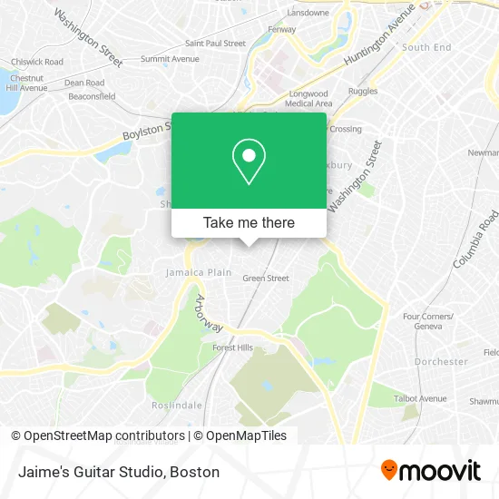 Mapa de Jaime's Guitar Studio