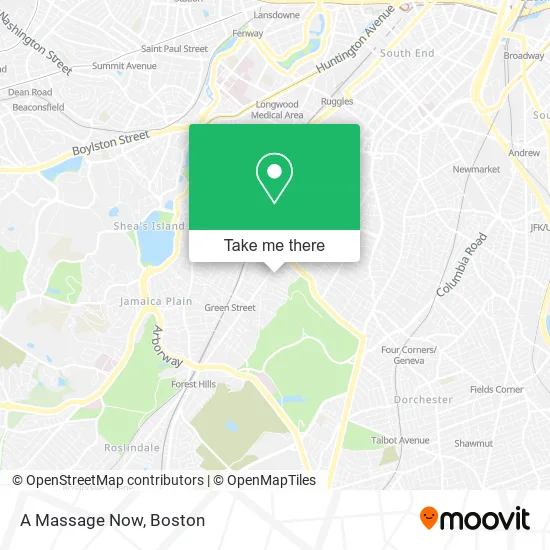 A Massage Now map