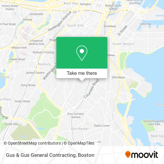 Gus & Gus General Contracting map