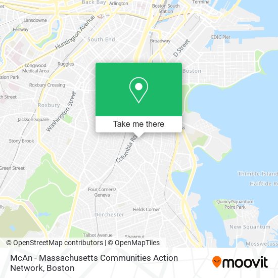 McAn - Massachusetts Communities Action Network map