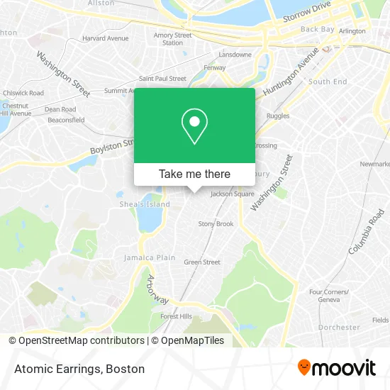 Atomic Earrings map