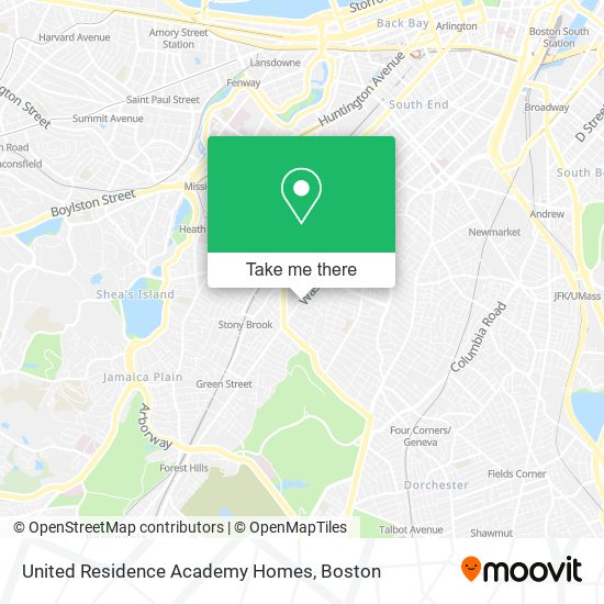 Mapa de United Residence Academy Homes