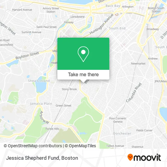 Jessica Shepherd Fund map
