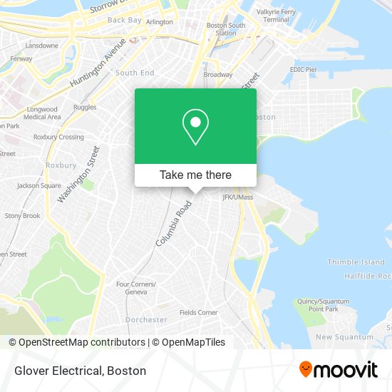 Glover Electrical map