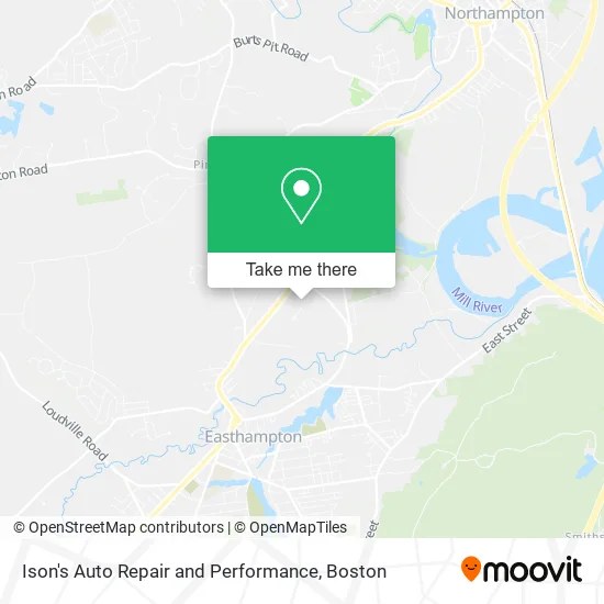 Ison's Auto Repair and Performance map