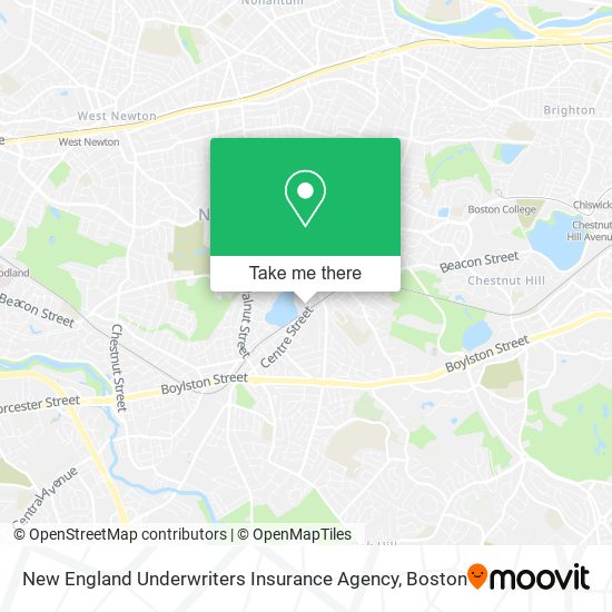 Mapa de New England Underwriters Insurance Agency
