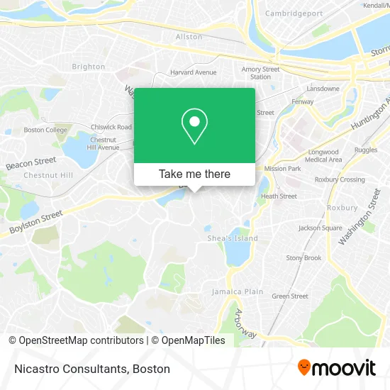 Nicastro Consultants map