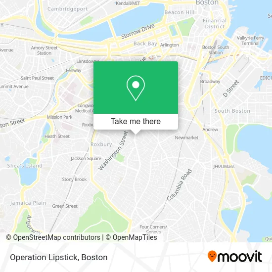 Operation Lipstick map