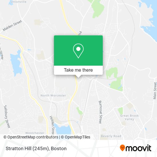 Stratton Hill (245m) map