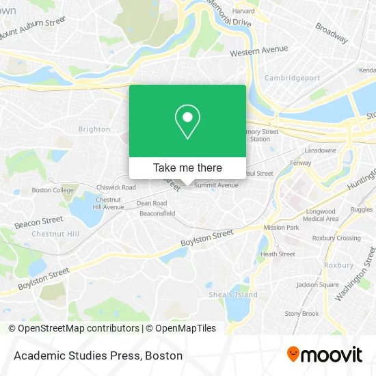 Academic Studies Press map