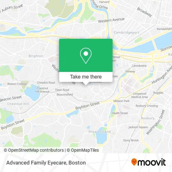 Advanced Family Eyecare map